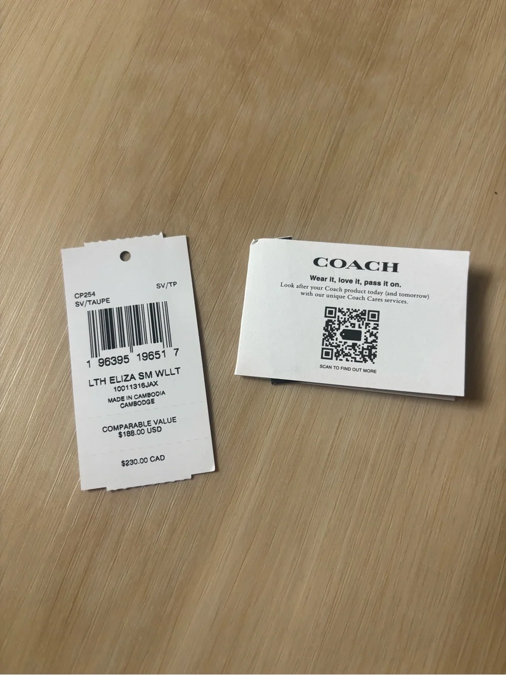 Coach has been
